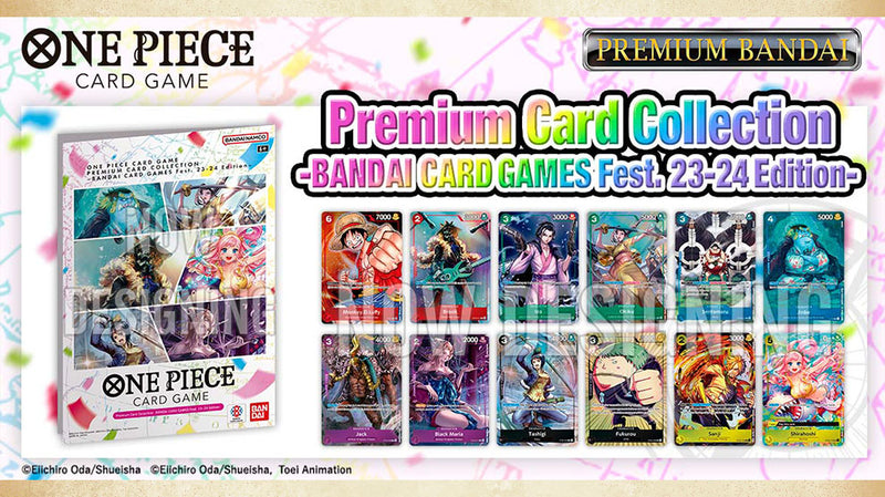 One Piece TCG: Cardfest 2024 Premium Card Collection - 12 Exclusive Cards Card Game Bandai Namco   