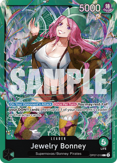 One Piece TCG: Jewelry Bonney Starter Deck - Green [ST-24] Card Game Bandai Namco