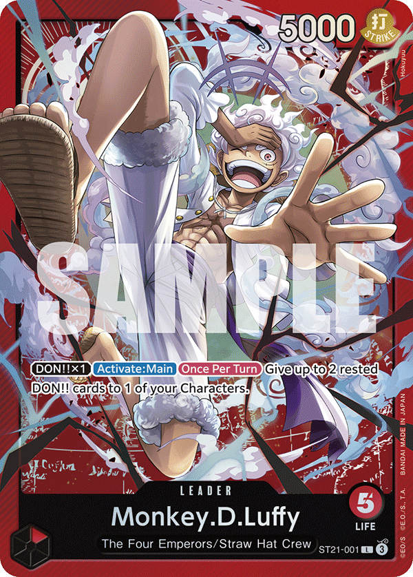 One Piece TCG: Luffy Gear 5 Ultra Starter Deck EX - [ST21] Card Game Bandai Namco