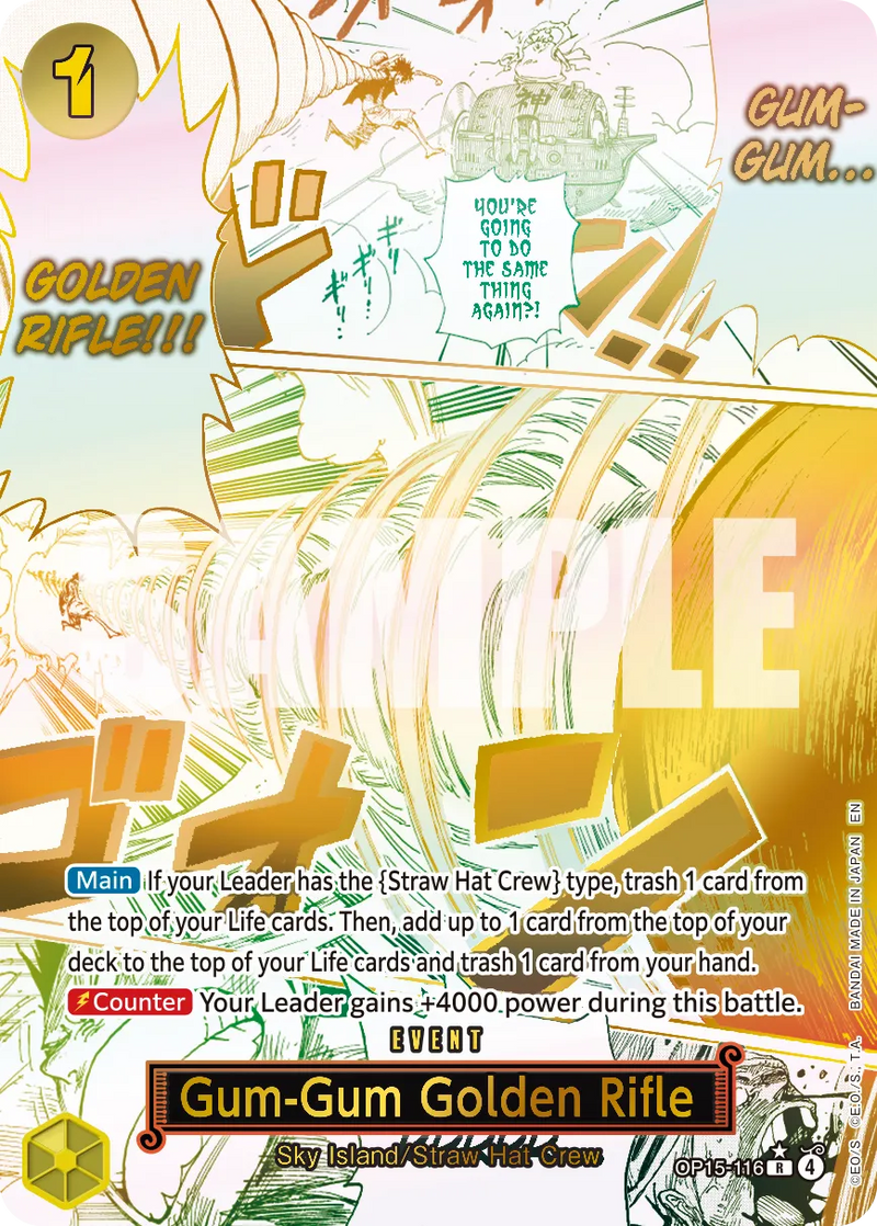 One Piece TCG: Adventure on Kami's Island Booster Box [OP-15]/[EB-04] - 24 Packs Card Game Bandai Namco