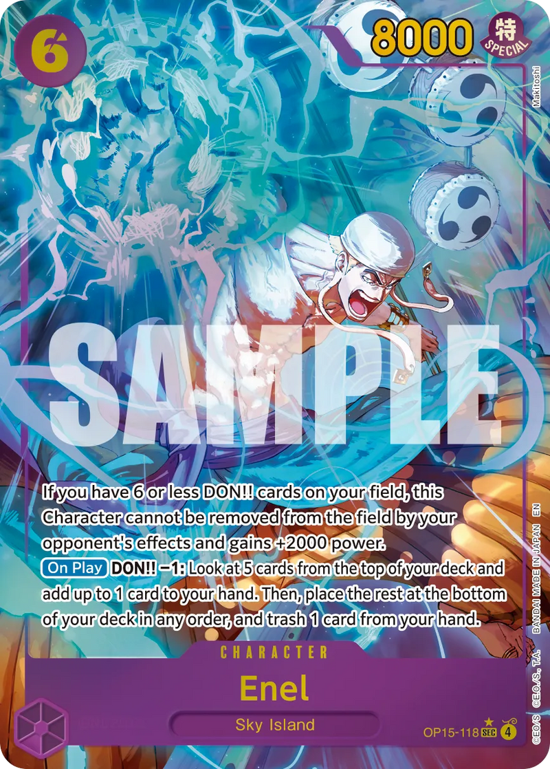 One Piece TCG: Adventure on Kami's Island Booster Box [OP-15]/[EB-04] - 24 Packs Card Game Bandai Namco