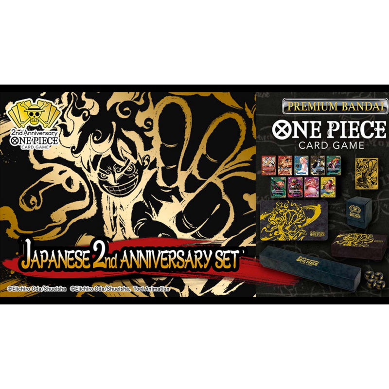 One Piece TCG: Special Set Japanese 2nd Anniversary - 9 Cards Card Game Bandai Namco   