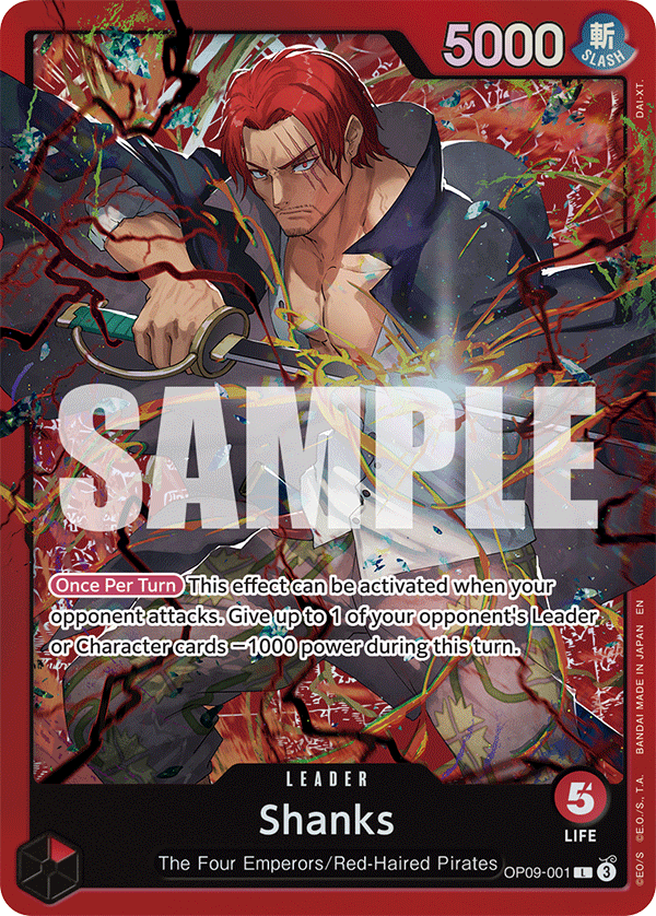 One Piece TCG: Shanks Starter Deck- Red [ST-23] Card Game Bandai Namco