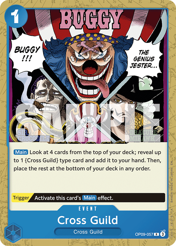 One Piece TCG: Buggy Starter Deck - Blue [ST-25] Card Game Bandai Namco