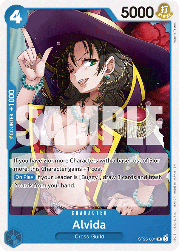 One Piece TCG: Buggy Starter Deck - Blue [ST-25] Card Game Bandai Namco