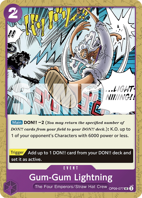 One Piece TCG: Monkey D. Luffy Starter Deck -Purple & Black [ST-26] Card Game Bandai Namco