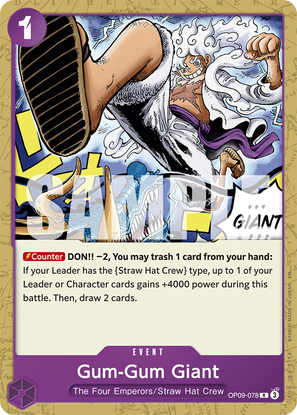 One Piece TCG: Monkey D. Luffy Starter Deck -Purple & Black [ST-26] Card Game Bandai Namco