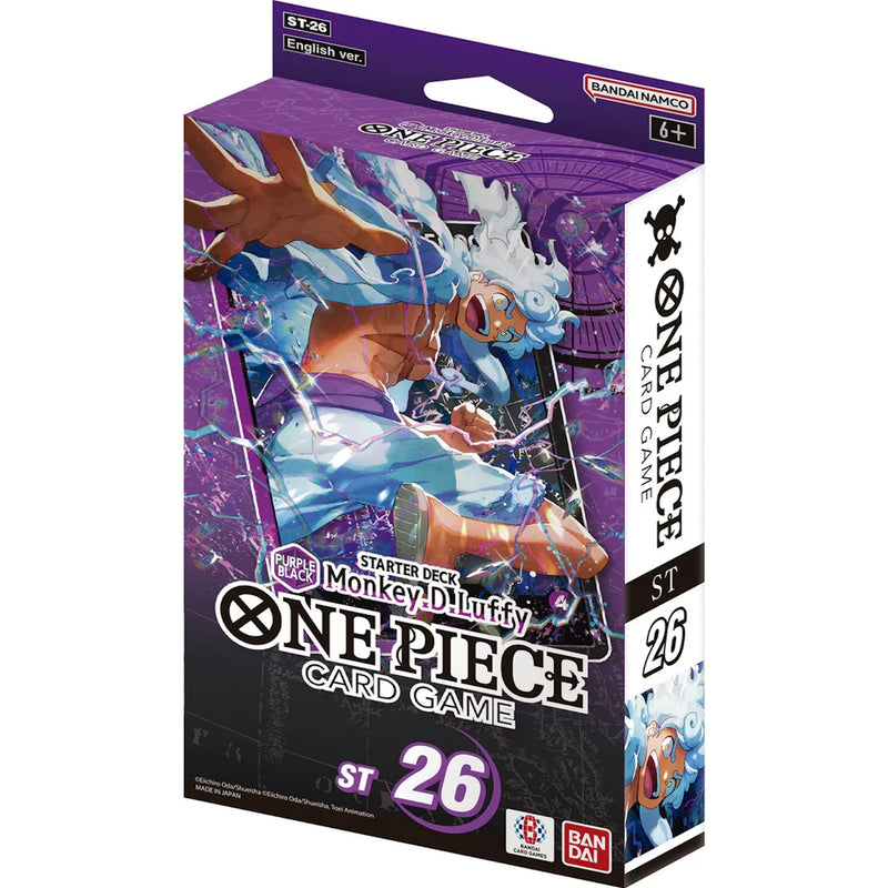 One Piece TCG: Monkey D. Luffy Starter Deck -Purple & Black [ST-26] Card Game Bandai Namco