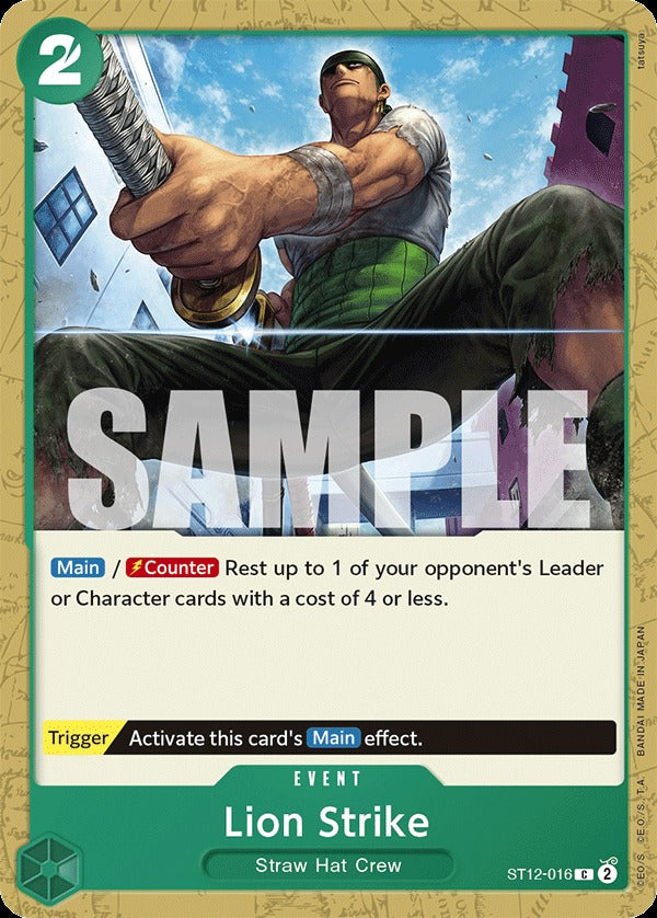 zoro one piece tcg deck One Piece TCG: Zoro & Sanji Starter Deck