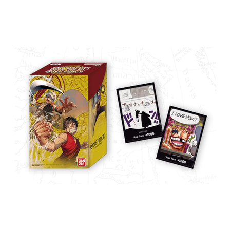 One Piece TCG: Kingdoms of Intrigue - Double Pack Volume 01 - 2 Packs Card Game Bandai Namco   
