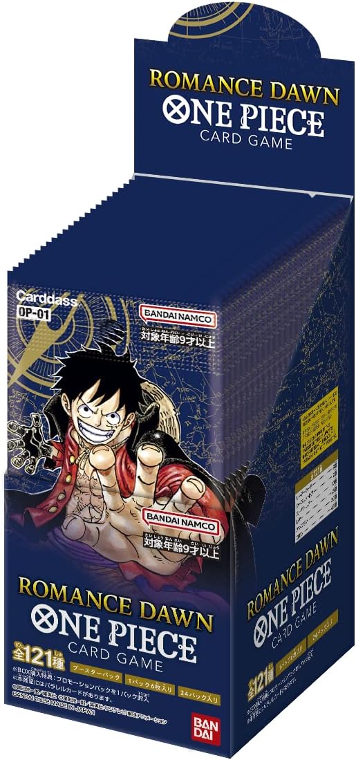One Piece Card Game: Romance Dawn Booster Box - 24 Packs - Japanese  [OP-01] Card Game Bandai Namco   