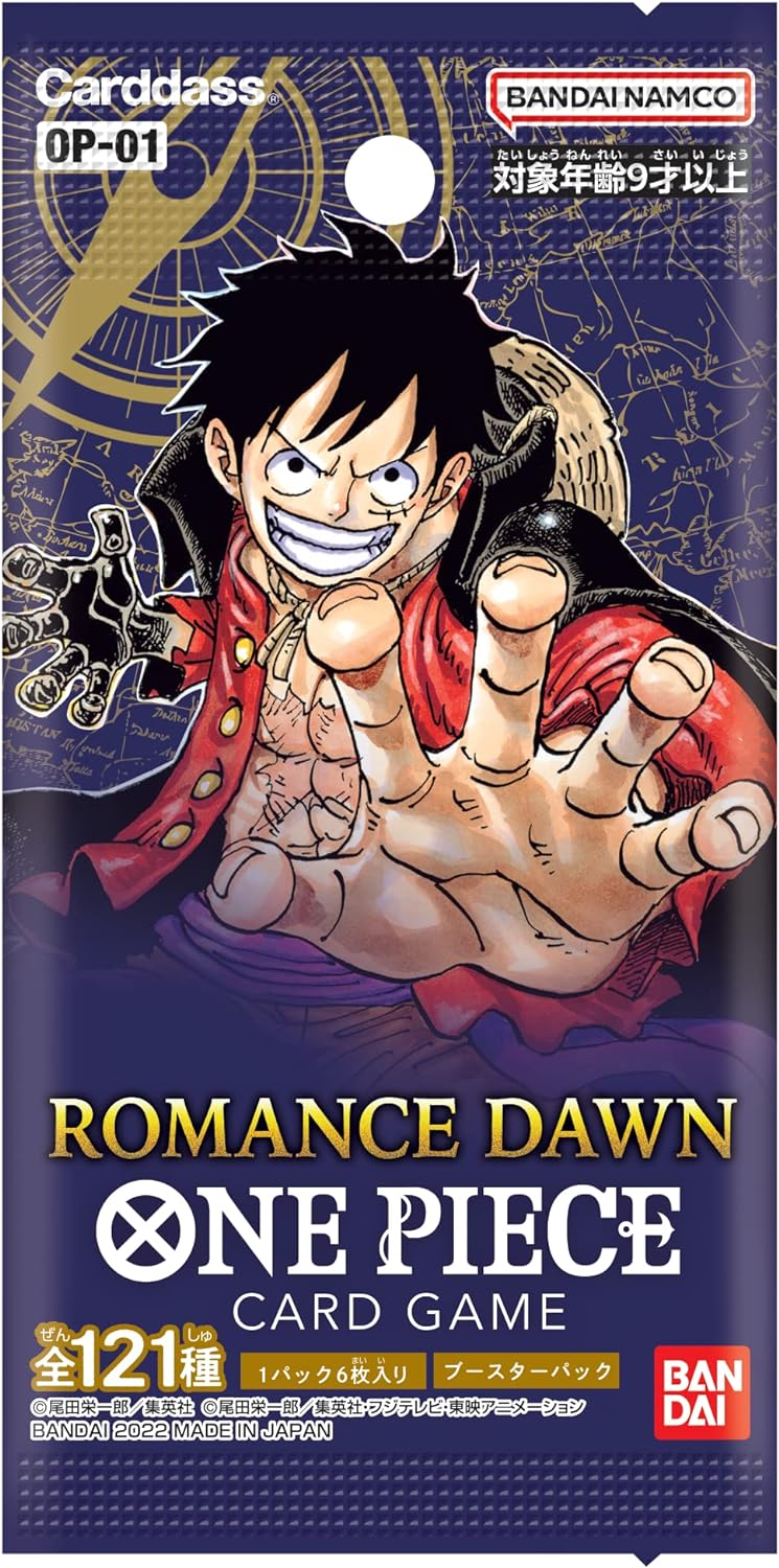 One Piece Card Game: Romance Dawn Booster Box - 24 Packs - Japanese  [OP-01] Card Game Bandai Namco   