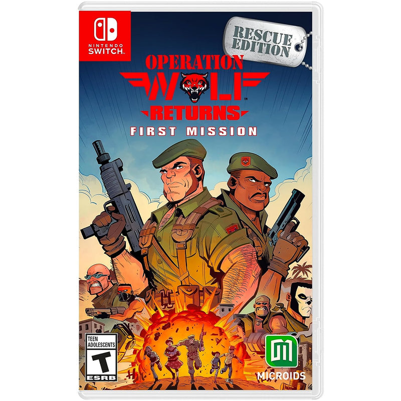 Operation Wolf Returns: First Mission - Rescue Edition [Nintendo Switch] Nintendo Switch Video Game Microids   