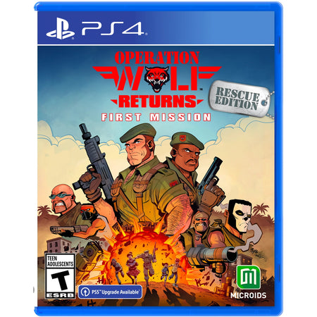 Operation Wolf Returns: First Mission - Rescue Edition [PlayStation 4] PlayStation 4 Video Game Microids   