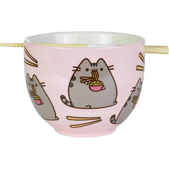 Our Name Is Mud: Pusheen Ramen Soup Bowl and Chopsticks Set House & Home Our Name is Mud