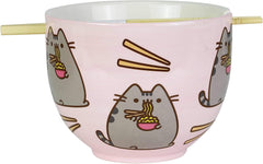 Our Name Is Mud: Pusheen Ramen Soup Bowl and Chopsticks Set House & Home Our Name is Mud