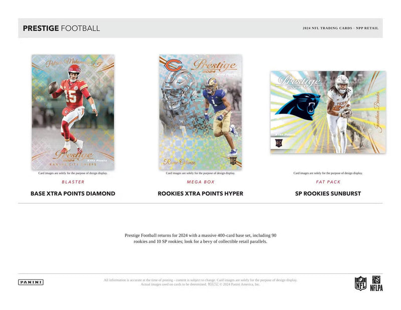 Panini: 2024 Prestige Football Blaster Box - 6 Packs Card Game Panini
