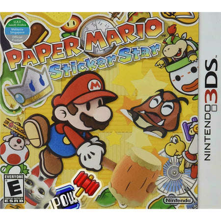 Paper Mario Sticker Star [Nintendo 3DS] Nintendo 3DS Video Game Nintendo   