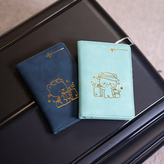 Travel Passport Wallet - Mocha Travel Accessories Milk Mocha Bear