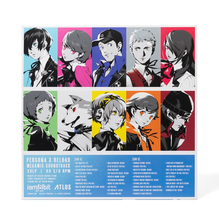 Persona 3 Reload Megamix 1xLP [Audio Vinyl Music] Music (Vinyl) iam8bit