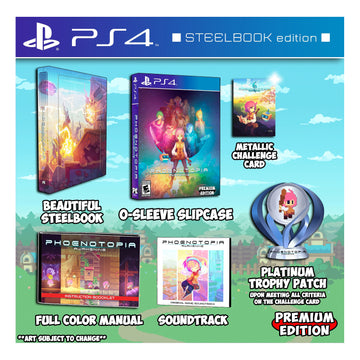 Phoenotopia Awakening - Steelbook Edition & Soundtrack [PlayStation 4] PlayStation 4 Video Game Premium Edition Games   