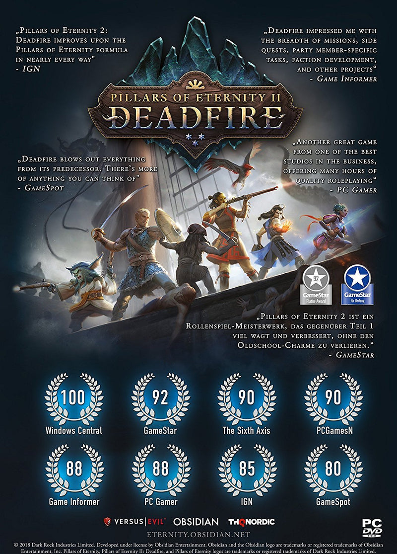 Pillars of Eternity II: Deadfire - Ultimate Edition [Xbox One] Xbox One Video Game THQ Nordic   