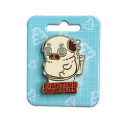 Puglie: Fighting For My Life Puglie Pin Accessory Puglie
