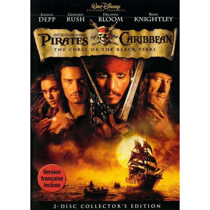 Pirates of the Caribbean: The Curse of the Black Pearl [DVD] DVDs & Blu-Rays 20th Century Fox   