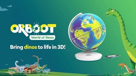PlayShifu Orboot Dinos - Interactive Educational Dinosaur Toy - (Globe + App) 50 Dinosaurs, 500+ Facts Toys & Games PlayShifu   