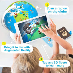 PlayShifu Orboot Dinos - Interactive Educational Dinosaur Toy - (Globe + App) 50 Dinosaurs, 500+ Facts Toys & Games PlayShifu   
