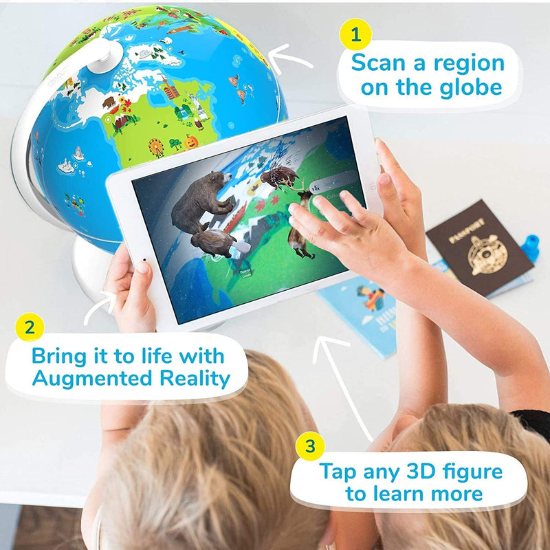 PlayShifu Orboot Dinos - Interactive Educational Dinosaur Toy - (Globe + App) 50 Dinosaurs, 500+ Facts Toys & Games PlayShifu   