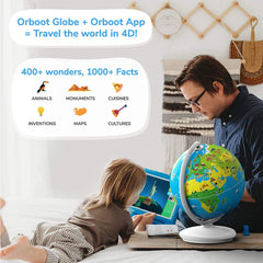 PlayShifu Orboot Dinos - Interactive Educational Dinosaur Toy - (Globe + App) 50 Dinosaurs, 500+ Facts Toys & Games PlayShifu   