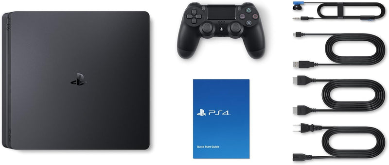 PlayStation 4 Slim Console - Jet Black - 500GB [PlayStation 4 System] PlayStation 4 Hardware Sony   