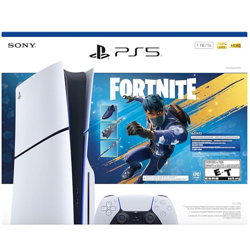 PlayStation 5 Console Disc Version 1TB - Fortnite Flowering Chaos Bundle [PlayStation 5 System] PlayStation 5 Hardware Sony
