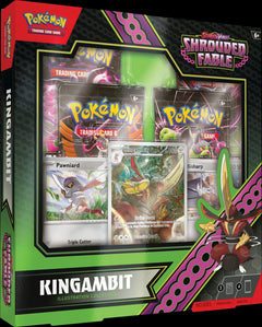 Pokemon TCG: Scarlet & Violet - Shrouded Fable Kingambit Illustration Collection - 4 Packs Card Game Pokemon   