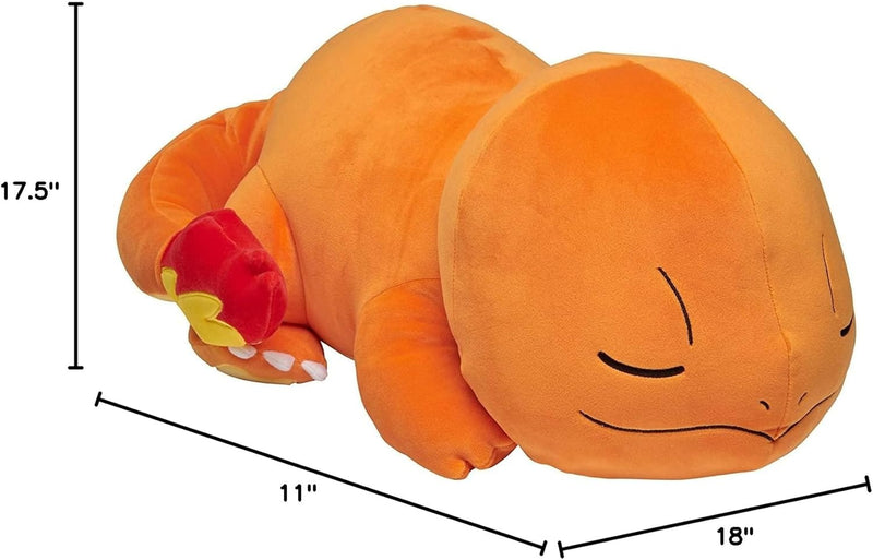 Pokemon: Sleeping Plush Charmander - 18" Plush Toys & Games Jazwares