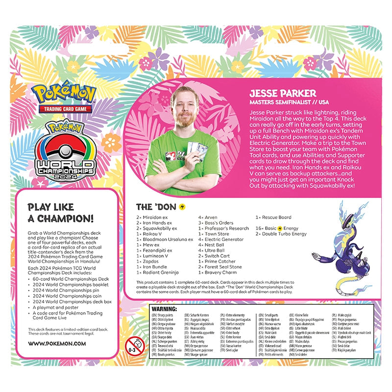 Pokemon TCG: 2024 World Championships Deck [Jesse Parker - The 'Don] Card Game Pokemon