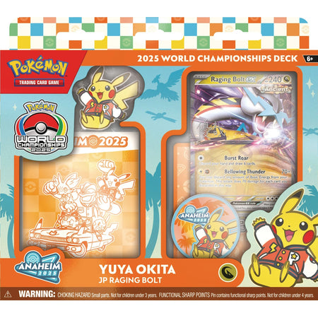Pokemon TCG: 2025 World Championships Deck - Yuka Okita's JP Raging Bolt (Junior Champion) Card Game Pokemon