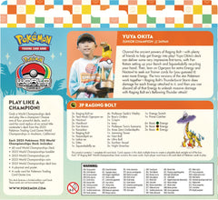 Pokemon TCG: 2025 World Championships Deck - Yuka Okita's JP Raging Bolt (Junior Champion) Card Game Pokemon