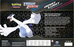 Pokemon TCG: Crown Zenith Special Collection - Unown & Lugia Card Game Pokemon