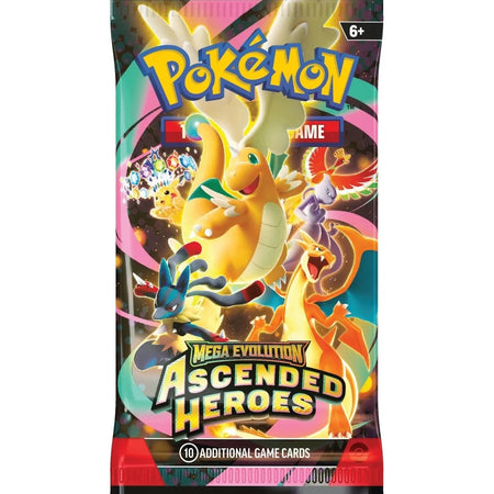 Pokemon TCG: Mega Evolution - Ascended Heroes Booster Pack Card Game Pokemon
