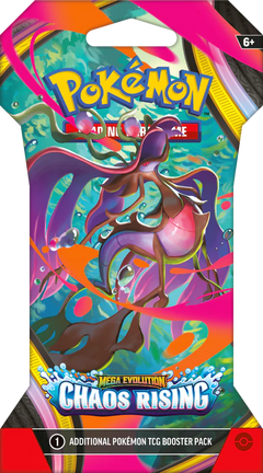 Pokemon TCG: Mega Evolution - Chaos Rising Sleeved Booster Pack Card Game Pokemon