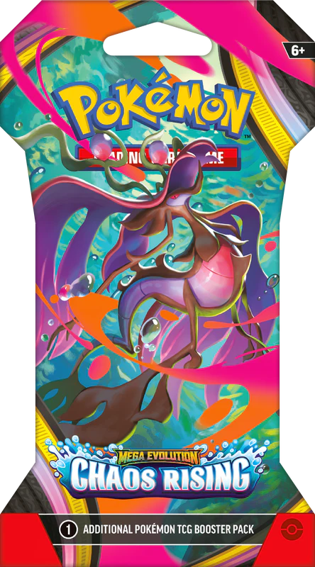 Pokemon TCG: Mega Evolution - Chaos Rising Sleeved Booster Pack Card Game Pokemon