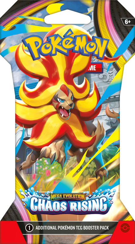Pokemon TCG: Mega Evolution - Chaos Rising Sleeved Booster Pack Card Game Pokemon