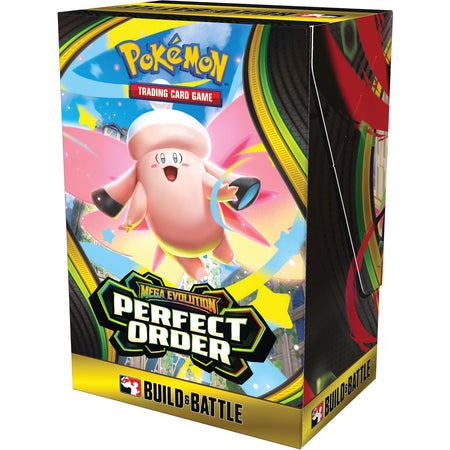 Pokemon TCG: Mega Evolution - Perfect Order Build & Battle Box Card Game Pokemon