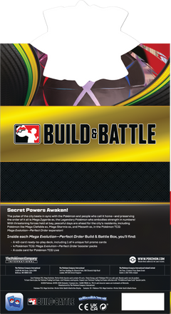 Pokemon TCG: Mega Evolution - Perfect Order Build & Battle Box Card Game Pokemon