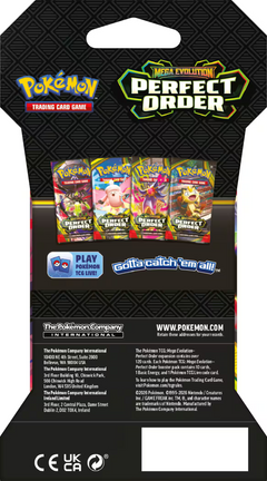 Pokemon TCG: Mega Evolution - Perfect Order Sleeved Booster Pack Card Game Pokemon