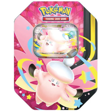 Pokemon TCG: Mega Moonlit Tin - Mega Clefable Ex