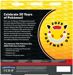Pokemon TCG: Pokemon Day 2026 Collection Card Game Pokemon