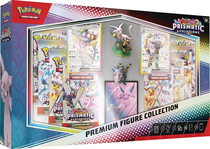 Pokemon TCG: Scarlet & Violet - Prismatic Evolutions Premium Figure Collection Card Game Pokemon